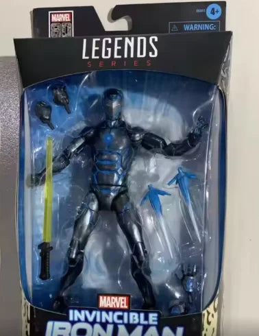 Original Hasbro Marvel Legends Series Invincible Iron Man Anime Figure Toys Collection Ornaments