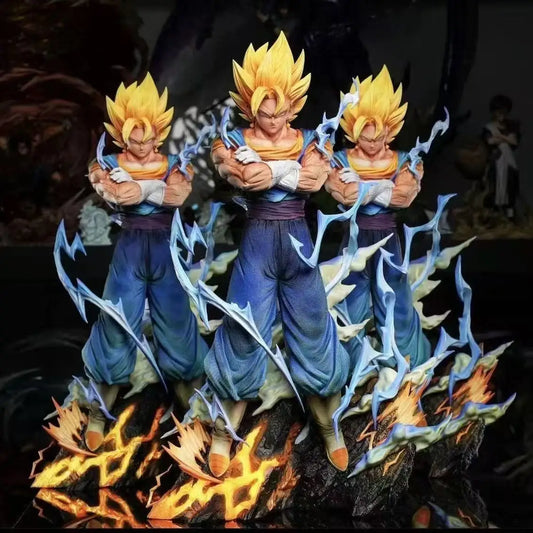 34cm/13.39inch Anime Dragon Ball Z Vegetto Figure Super Saiyan Action Figures PVC Statue Collection Model Toys Gifts