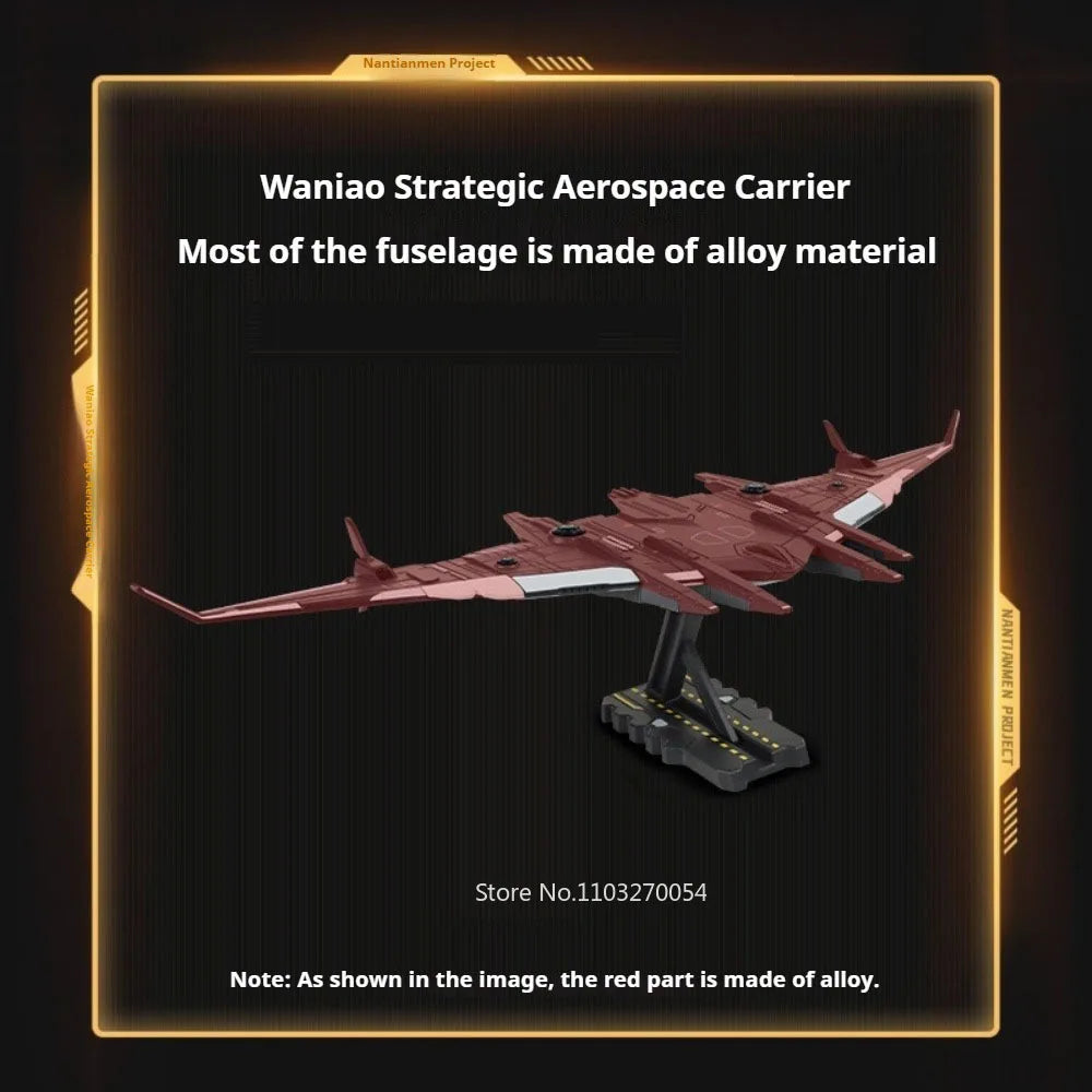 1:1500 1:3000 Luan Niao Strategic Aerospace Mother Ship Alloy Diecast Toys Models Car Detachable Bracket Rotate Collectors' Gift
