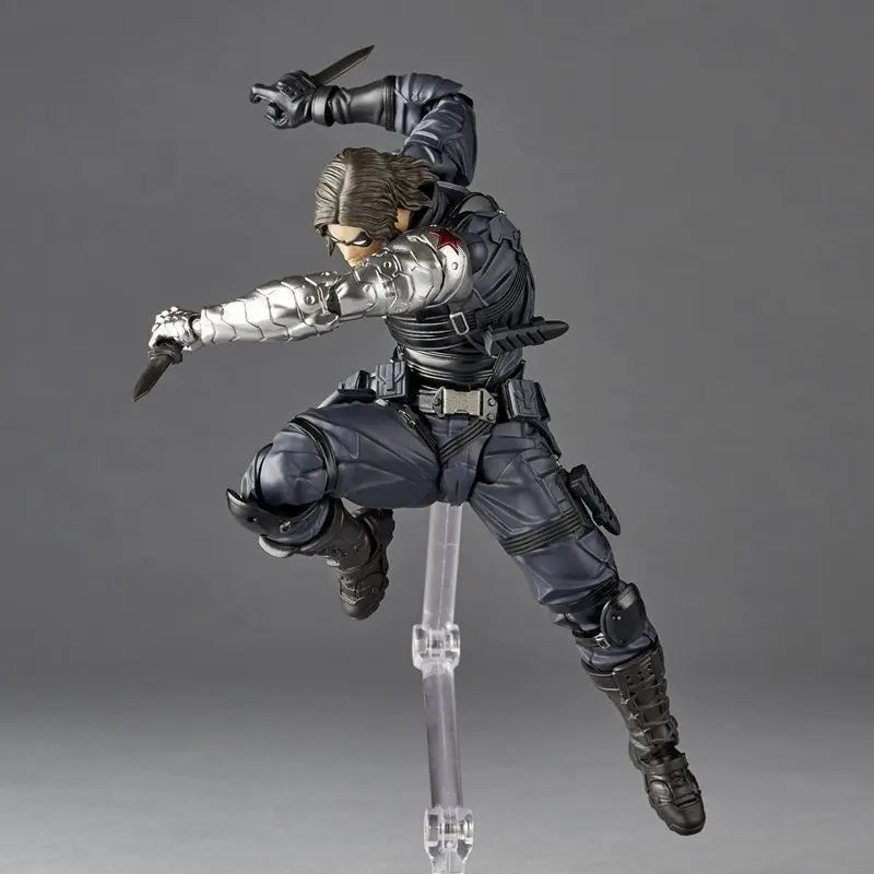 Kaiyodo Revoltech Yamaguchi Winter Soldier Bucky Barnes Captain America Figures
