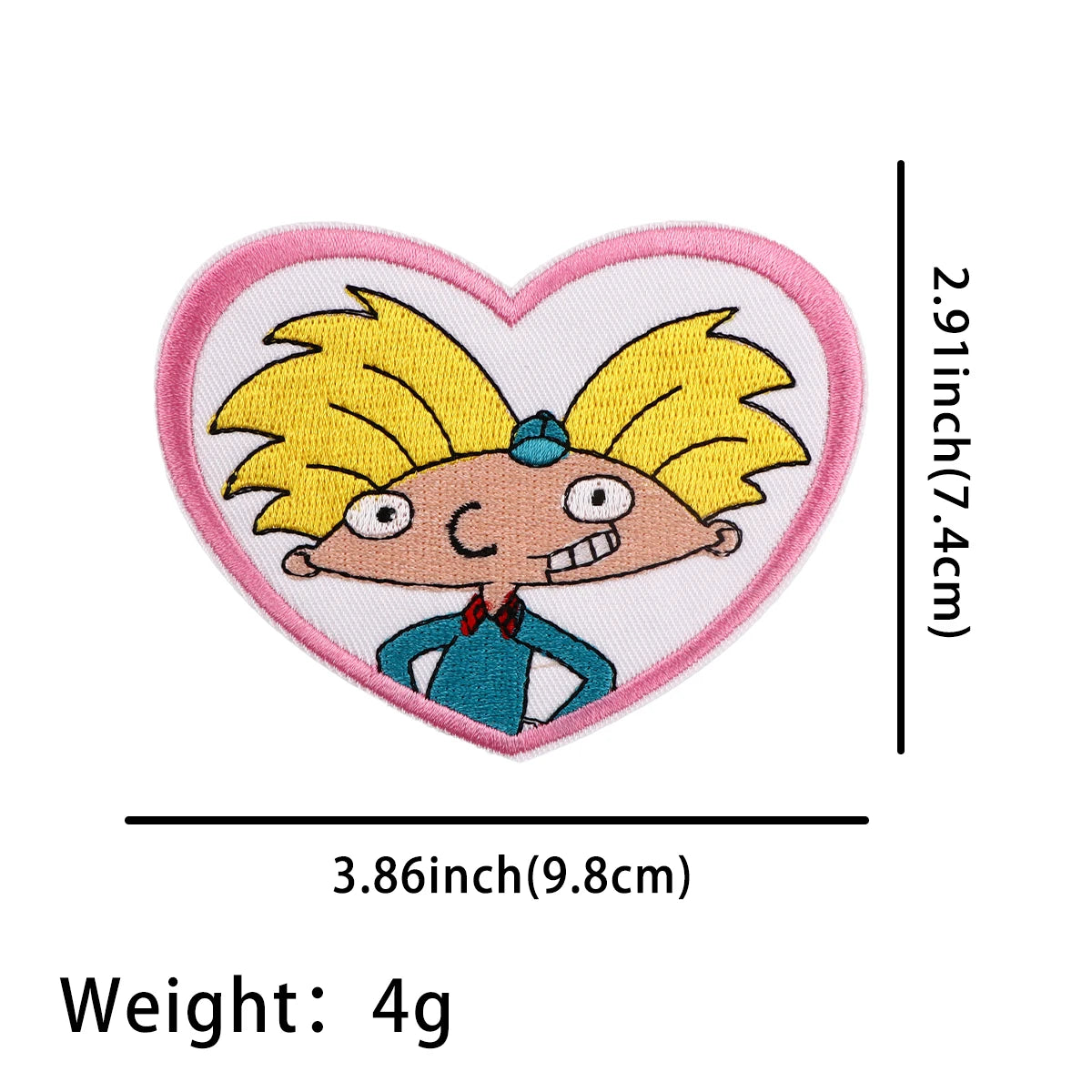 Cartoon Yellow Hair Boy Iron On Patch Clothes Patch For Clothing Embroidered Patch Garment Apparel Accessories Sewing Stickers