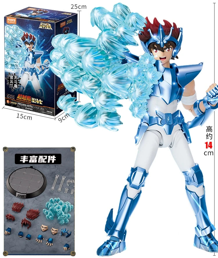 Original BLOKEES Saint Seiya Sagittarius Pegasus Aiolos Pegasus Action Figures