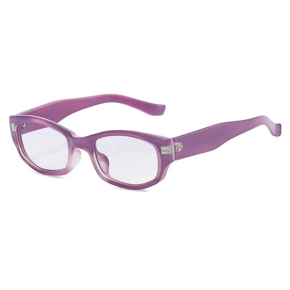 JNPCXI New Retro Small Rectangle Sunglasses Women Candy Colors Shades UV400 Square Men Sun Glasses