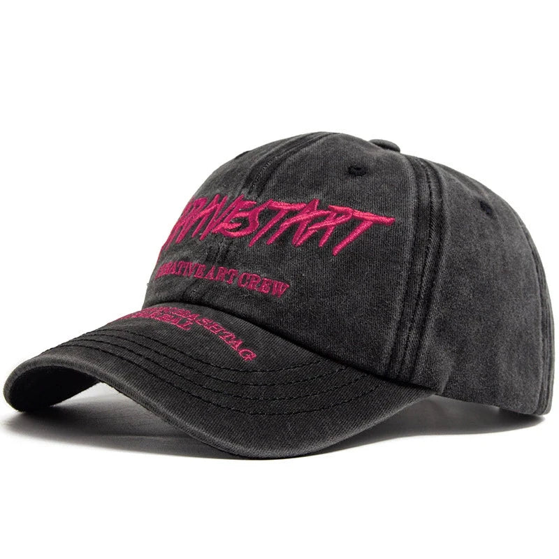 Fashion Women's Baseball Cap Embroidered Cotton Soft Top Men's Caps Casual Retro Travel Visor Hats Summer Sports Trucker Hat
