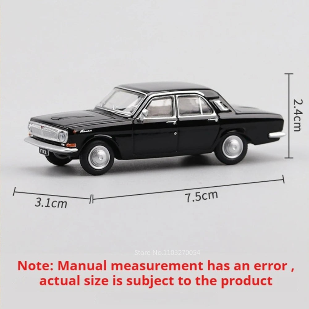 1:64 GAZ-24 GAZ-12ZIM Alloy LADA 2105 2101 Diecast Model Series Four Wheel Suspension Miniature Vehicle Children's Holiday Gifts