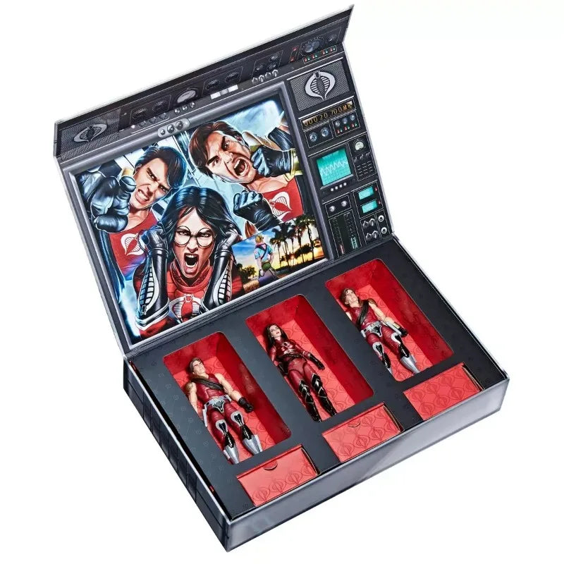 Original Hasbro G.I. Joe Classified Series Crimson Strike Team Baroness Tomax Xamot Anime Figures Toys Collection Models