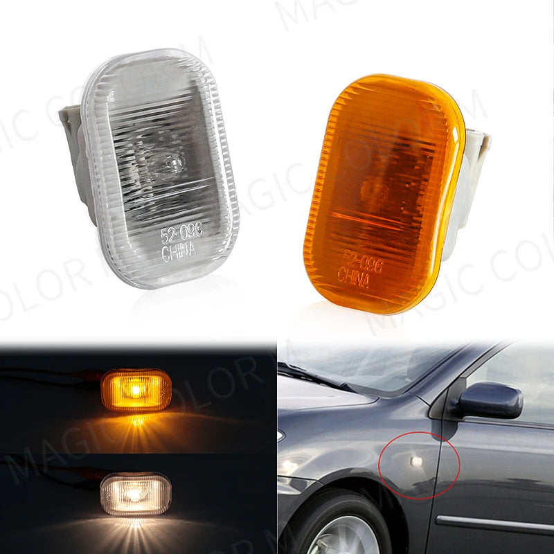 Car Front Bumper Side Marker Turn Signal Lamp For TOYOTA Corolla 2004 2005 2006 Vios Axp4 Scp4 2002 2003 2004 2005 2006 12V