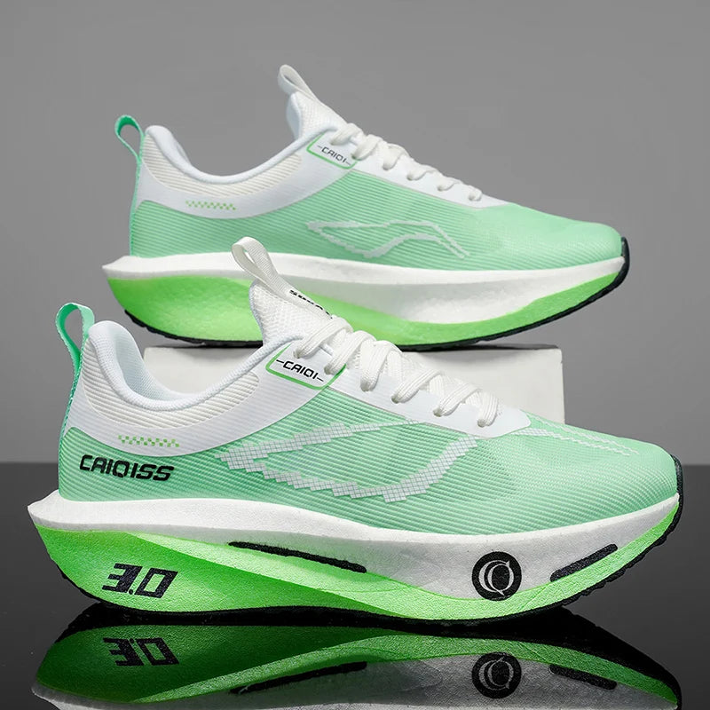 Marathon Running Shoes Men Unisex Speciality Sports Breathable Lightweight Carbon Board Women's Comfor Athletic Nonskid Sneakers