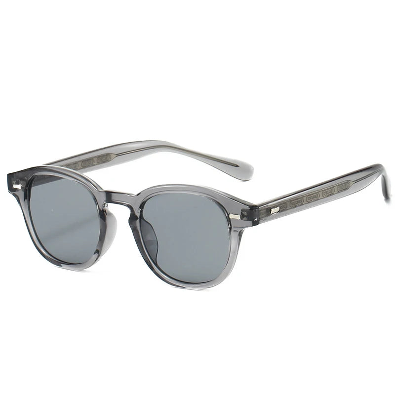 JNPCXI New TR90 Square Sunglasses Women Vintage Rivets Trending Men Leopard Blue Shades UV400 Sun Glasses