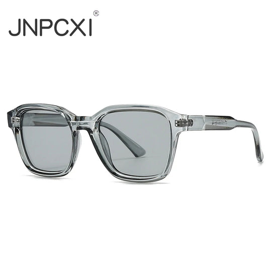 JNPCXI New Ins Popular Fashion Square Sunglasses Women Retro Gray Trending Men Shades UV400 Sun Glasses