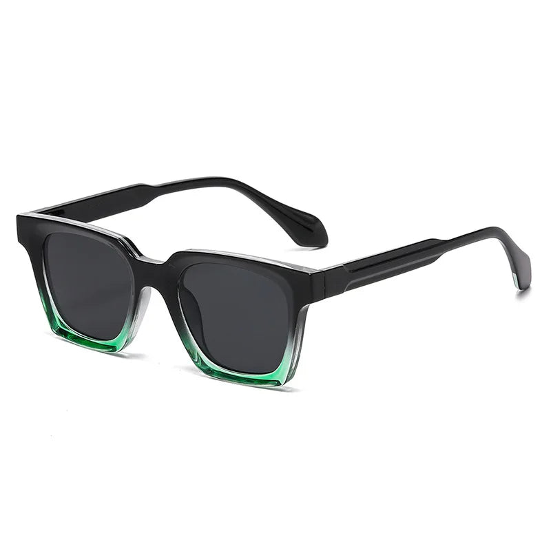 JNPCXI New Square Double Color Sunglasses Women Fashion Shades UV400 Men Trending Sun Glasses