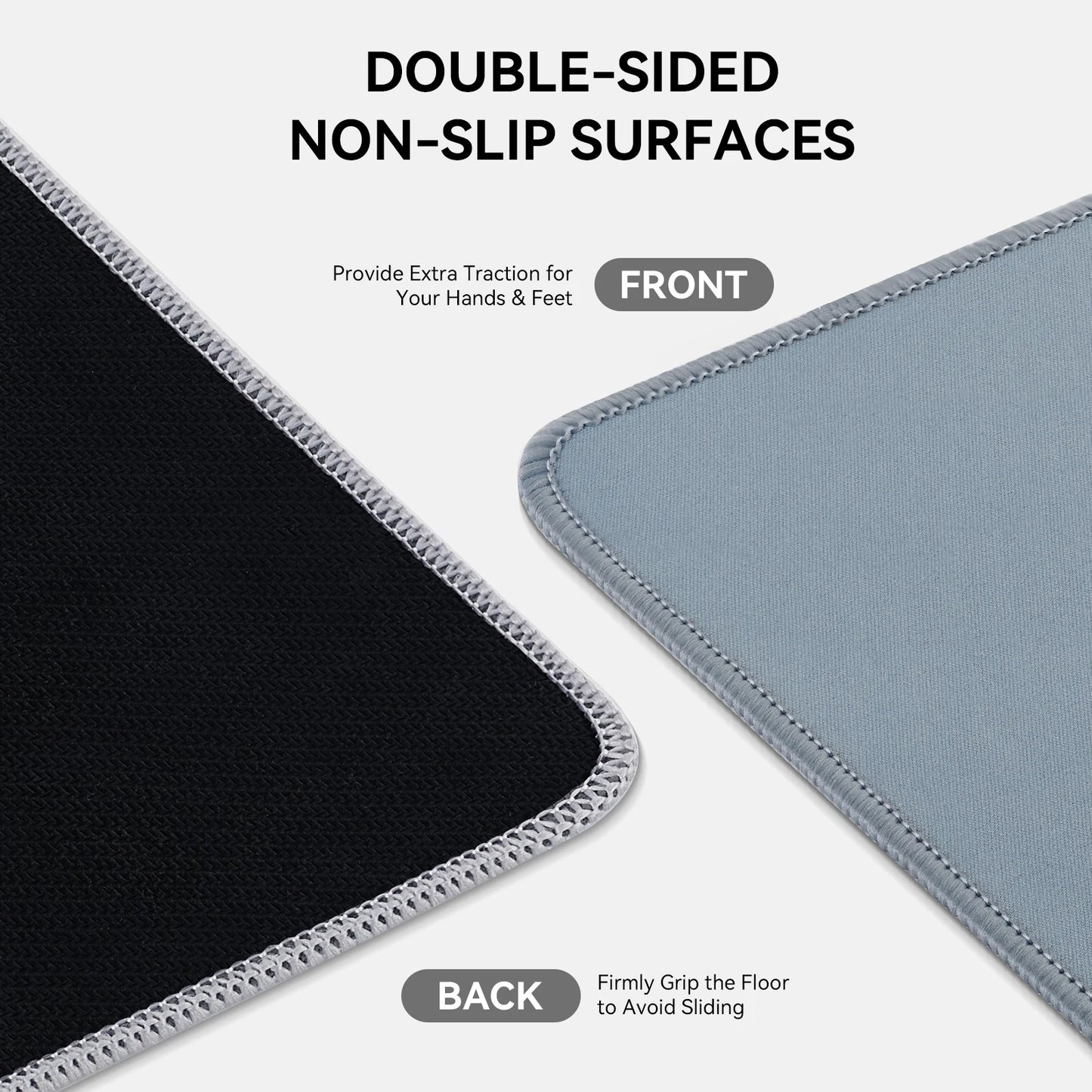 Large Mouse Pad, Waterproof Office Desk Pad with Stitched Edge, Non-Slip Computer Long Mousepad Desk Mat for Gamer, Office  Home
