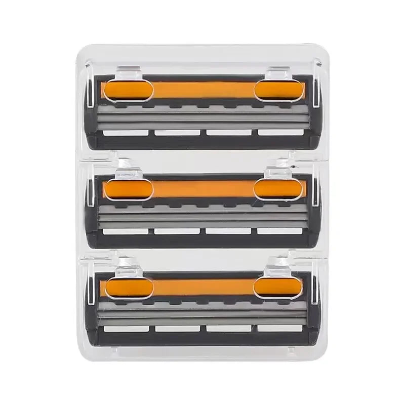 Men Razor Shaving 3Layer Shaver Reusable Razor Imported Blade Multi-Head Change