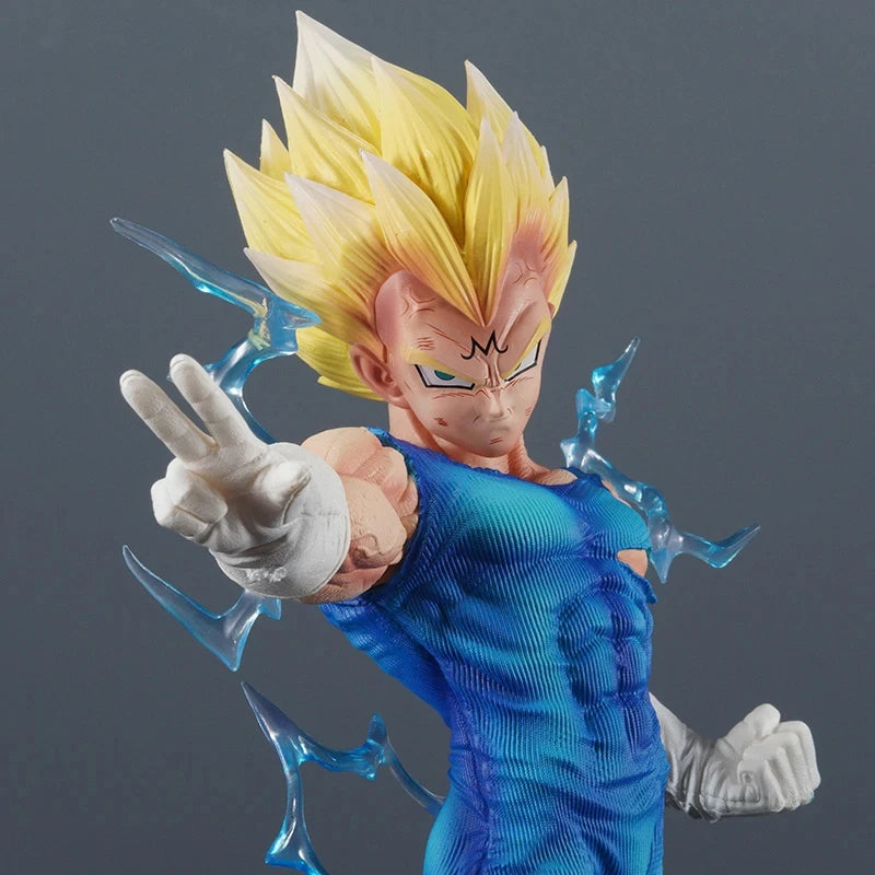 26.5cm Dragon Ball Z Majin Vegeta  Anime Action Figure Collectible Statue Decoration Gifts Pvc Model Toys