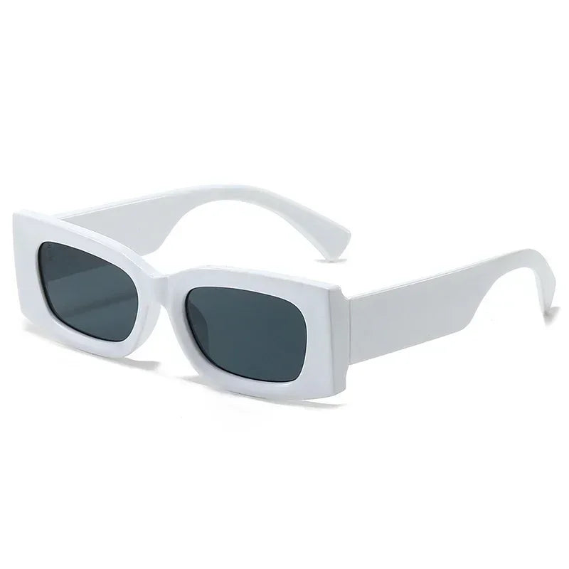 JNPCXI Ins Popular Fashion Square Candy Color Women Sunglasses Retro Gradient Yellow Men Shades UV400 Sun Glasses