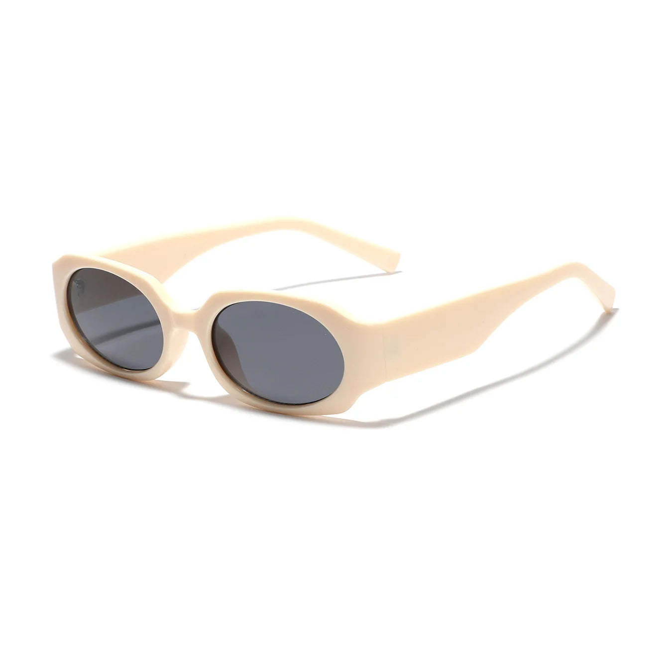JNPCXI New Small Rectangle Sunglasses Women Champagne Shades UV400 Fashion Men Punk Sun Glasses