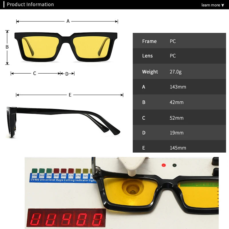 JNPCXI New Polarized Sunglasses for Men Women Square Sun Glasses Wholesale 11017