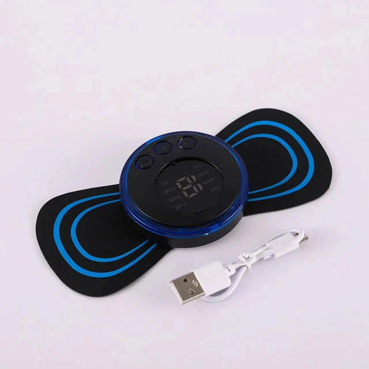 Rechargeable electric neck massage, relieve pain EMS acupoint muscle stimulation