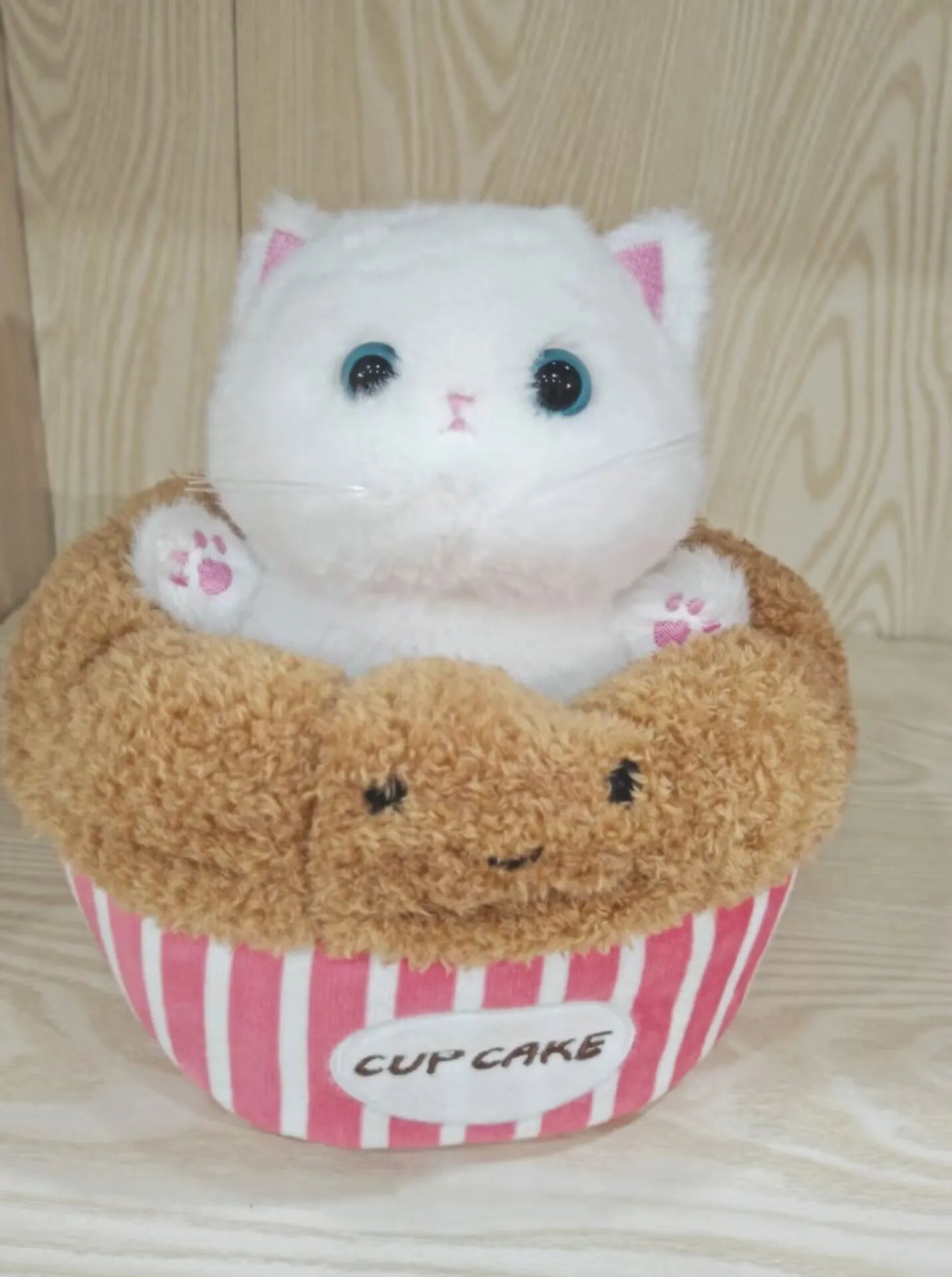 Kawaii Cat Plush Doll Toy Kitten's den Cartoon Ragdoll Cat Lucky Cat Siamese Cat Kitten  Stuffed Soft Animal Doll Gifts