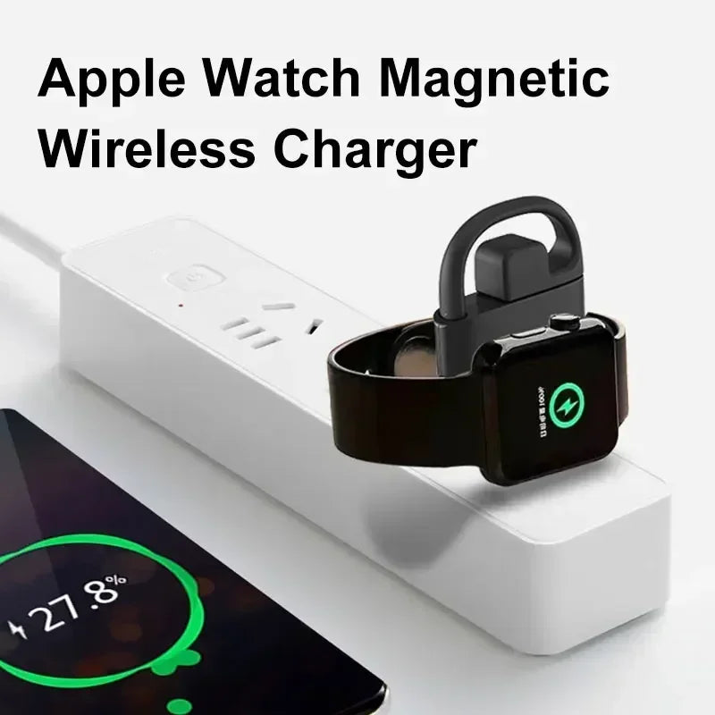 Fast Magnetic Watch Wireless Charger for Apple Watch IWatch 9 8 7 6 5 4 3 SE Ultra Dock Adapter Type C PD USB Portable Charging