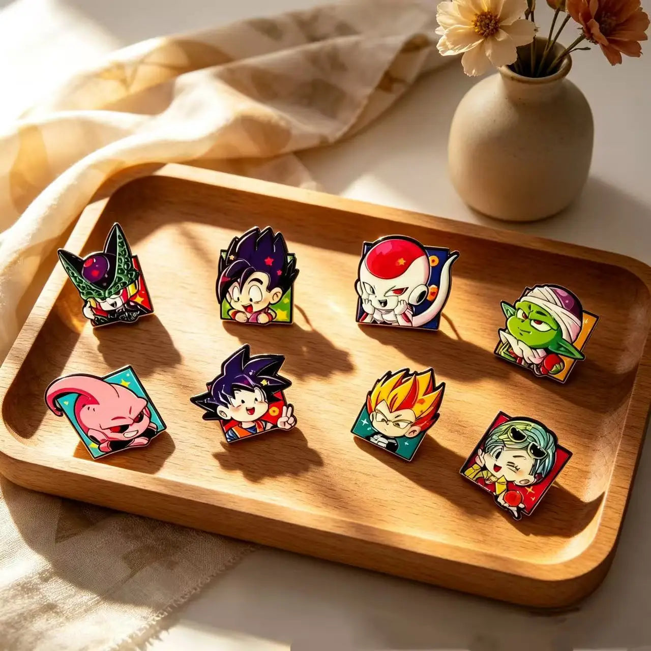 4/8pcs Funny Cartoon Enamel Pins Cool Anime Brooches Clothes Backpack Lapel Badges Fashion Jewelry Accessories For Friends Gifts