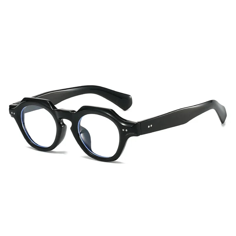 JNPCXI New Fashion Small Polygon Square Sunglasses Women Retro Rivets Shades UV400 Men Red Blue Sun Glasses