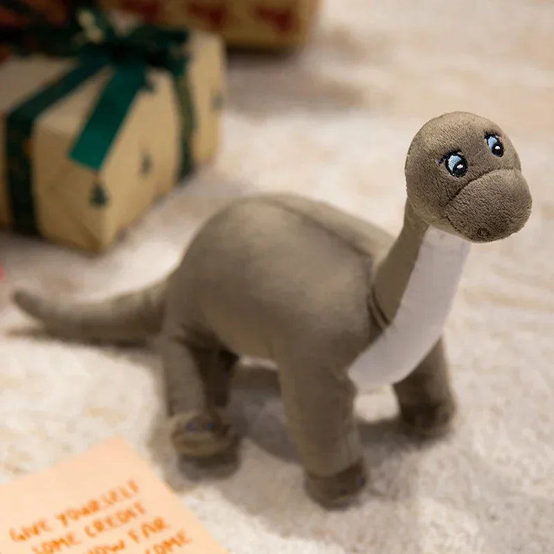 Simulation Dinosaur Plush Toy Stuffed Animal Triceratops/Tyrannosaurus Rex/Brontosaurus Sword Dragon Soft Doll Children's Gift