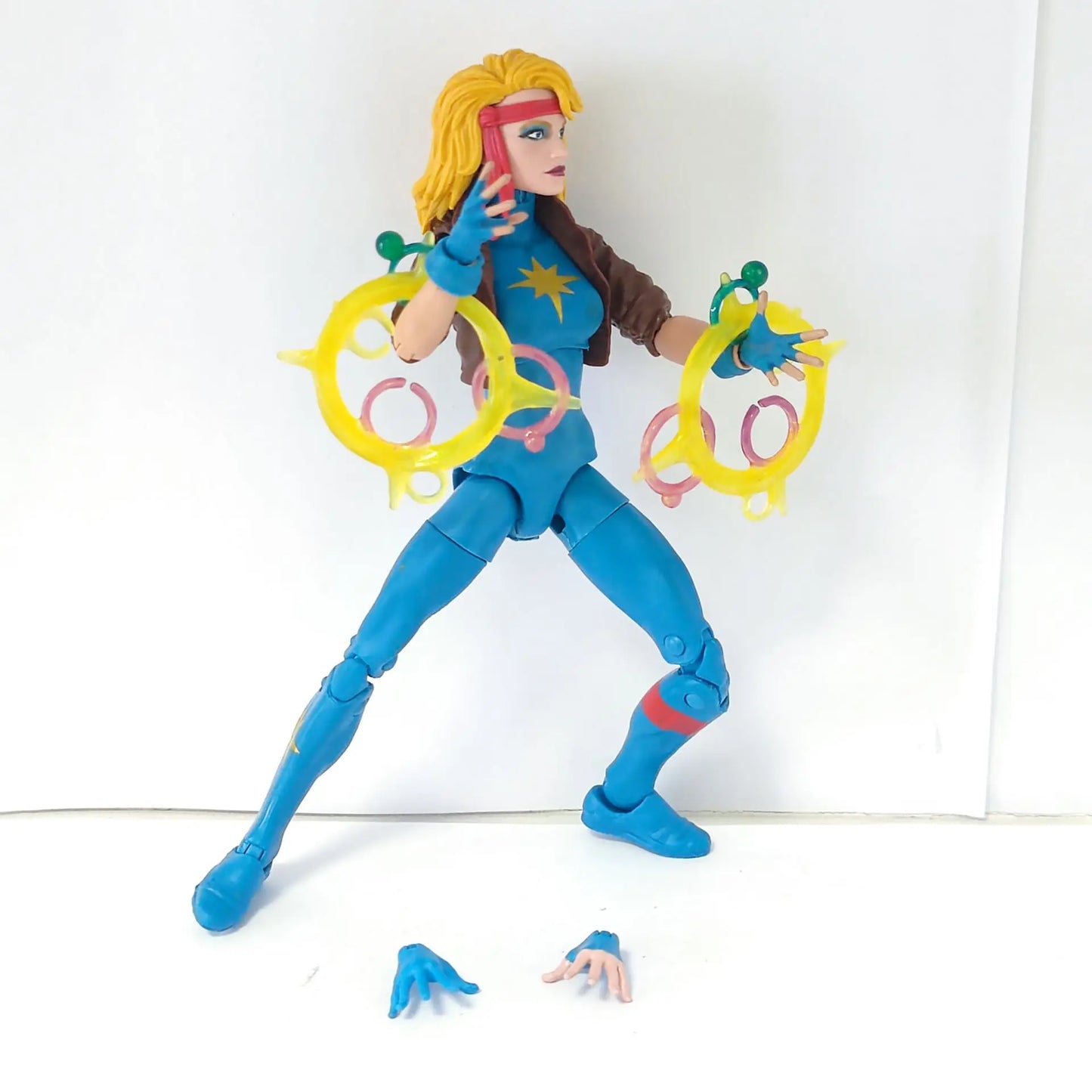 Marvel Legends X-Men Uncanny Retro Series Dazzler Body With Mojoworld Series Head 6" Loose Action Figure