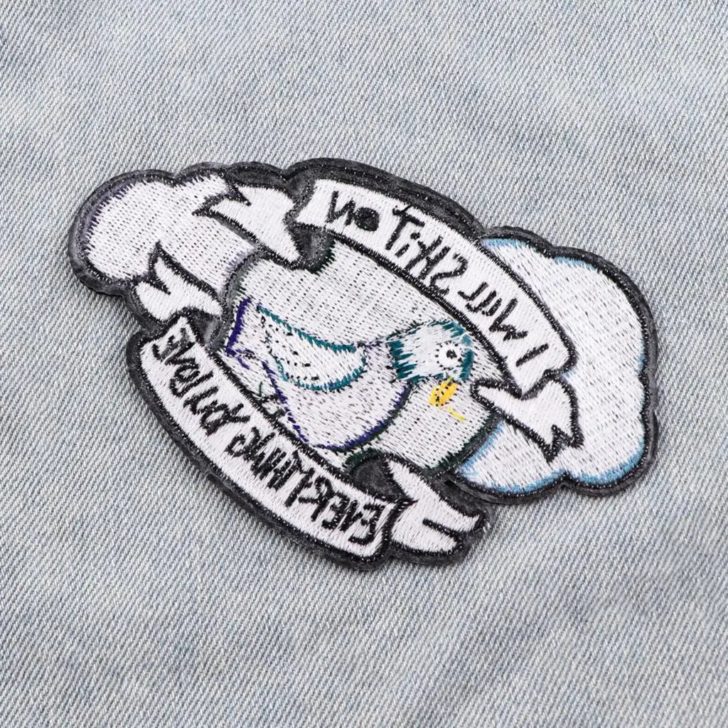Cute Pigeon Bird Embroidery Patch Cartoon Animal Patch Iron On Patches For Clothing Patches On Clothes Jeans Sew Stickers