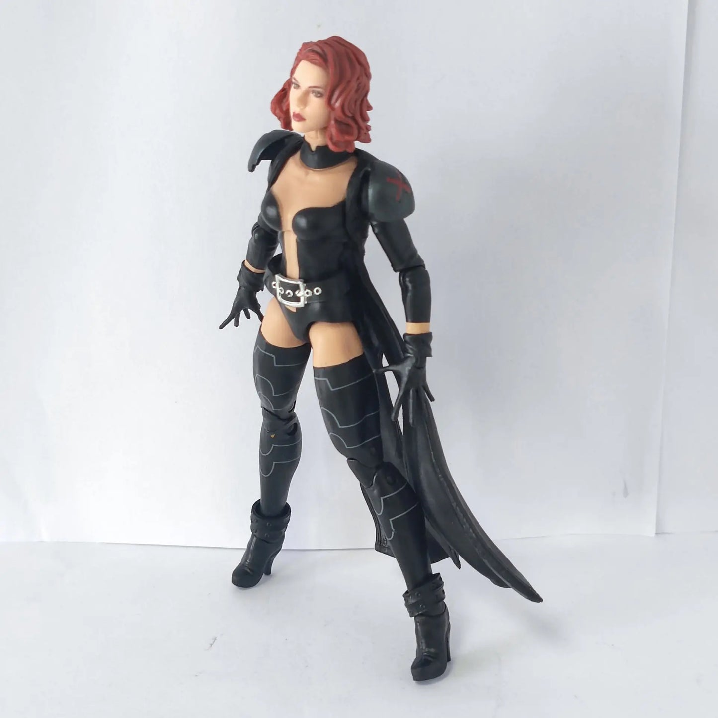 Marvel Legends Black Queen With Black Widow's Wrong Head 6" Loose Action Figure