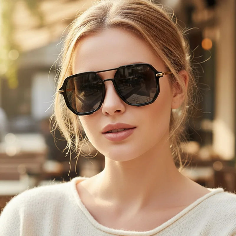 JNPCXI New 2026 Men Sunglasses Designer UV400 Pilot Sun Glasses Metal Temple Fashion Travel Shades Lunettes De Soleil Pour Homme