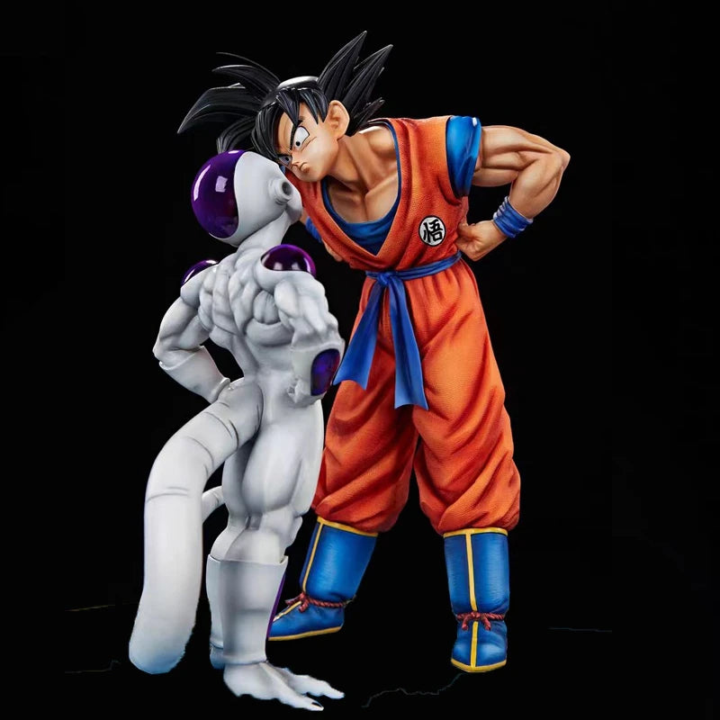 Dragon Ball Anime Figures Son Goku Frieza Look Each Other Figurine 18cm Pvc Statue Model Doll Collection Room Decora Toys Gifts