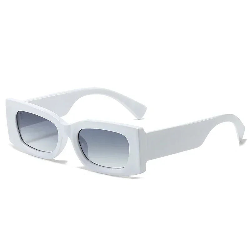 JNPCXI Ins Popular Fashion Square Candy Color Women Sunglasses Retro Gradient Yellow Men Shades UV400 Sun Glasses
