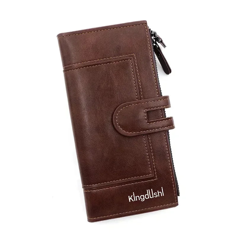 Fashion Long Wallet, US & EU Phone Bag PU Leather Multi Card Carrying Bags Purses