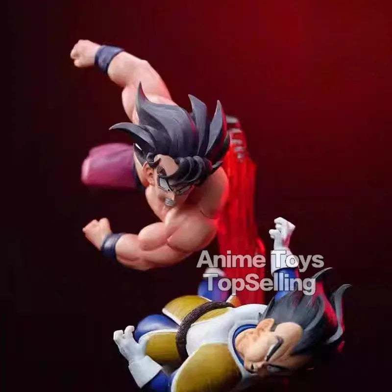 23cm/9.05in Anime Dragon Ball Z Figure, Goku Vs Vegeta Figure PVC Collectible