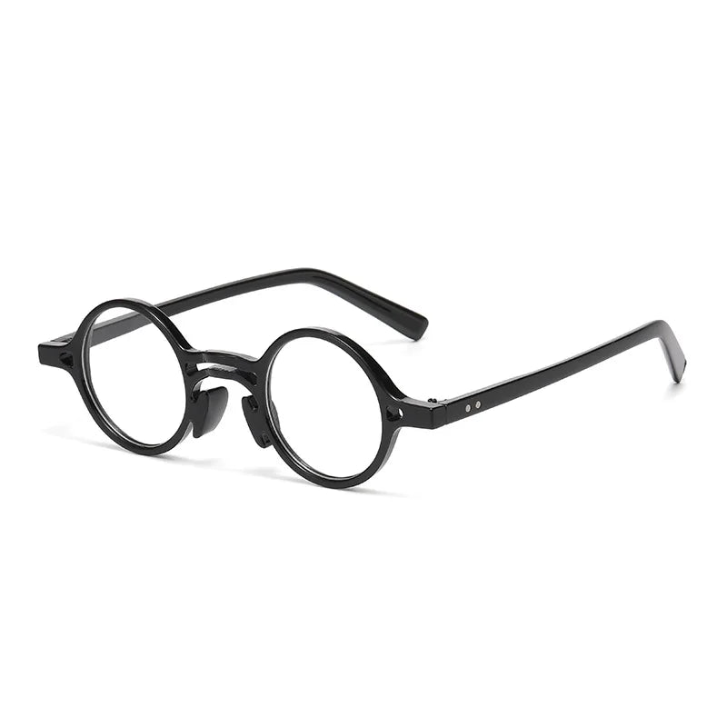 JNPCXI New Retro Small Round Women Glasses Frame Fashion Punk Eyewear Clear Anti-Blu-Ray Men Optical Frame Computer Goggles