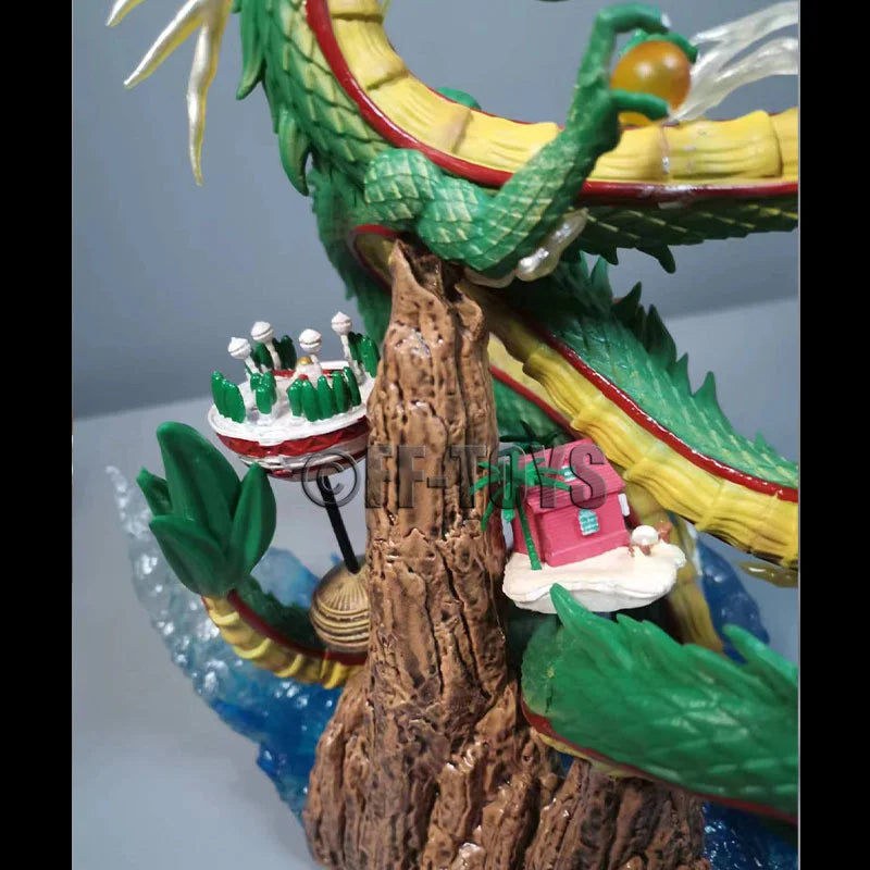 Anime Dragon Ball Z Shenron Figure with kid goku Figurine PVC Action figures GK Statue DBZ Shenlong Collectible Model Toys Gifts