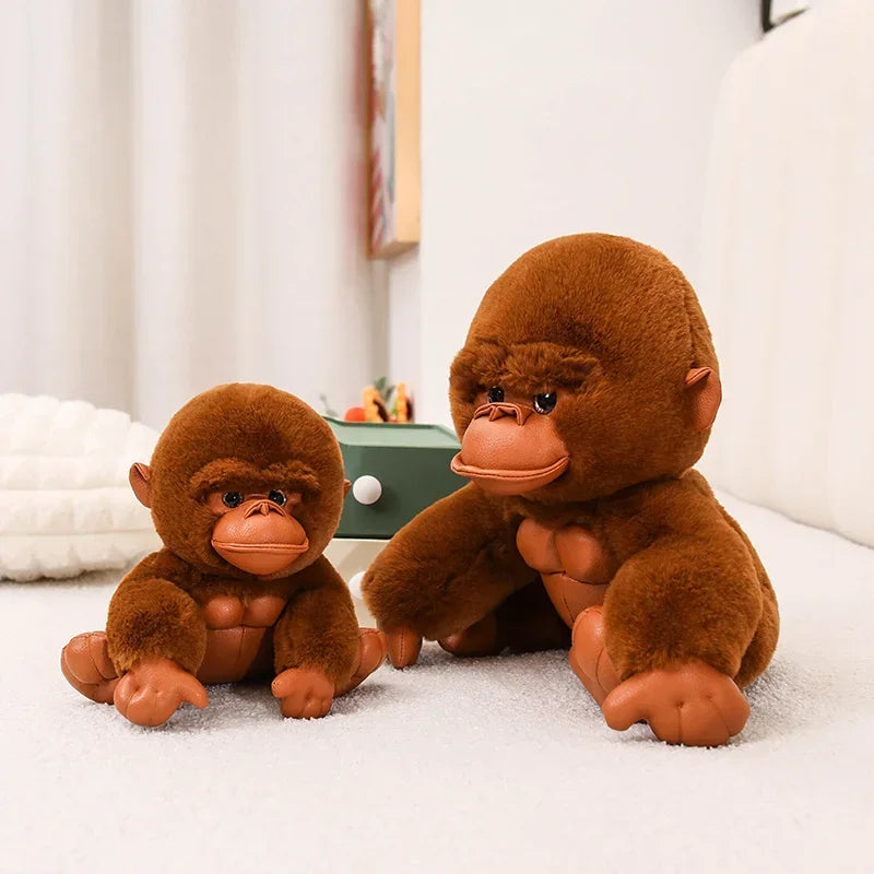 20/30CM Cute Small Gorilla Doll Soft Stuffed Toys Lovely Sitting Monkey Toys Funny Home Decoration Ornament