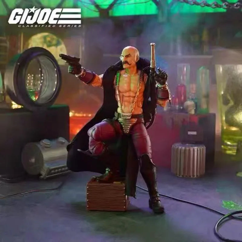 Original Hasbro G.I. Joe Classified Series DR.MINDBENDER Anime Figure Collection Toys Ornaments