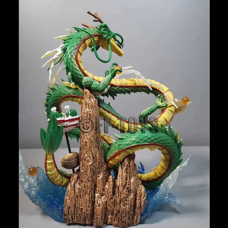 Anime Dragon Ball Z Shenron Figure with kid goku Figurine PVC Action figures GK Statue DBZ Shenlong Collectible Model Toys Gifts
