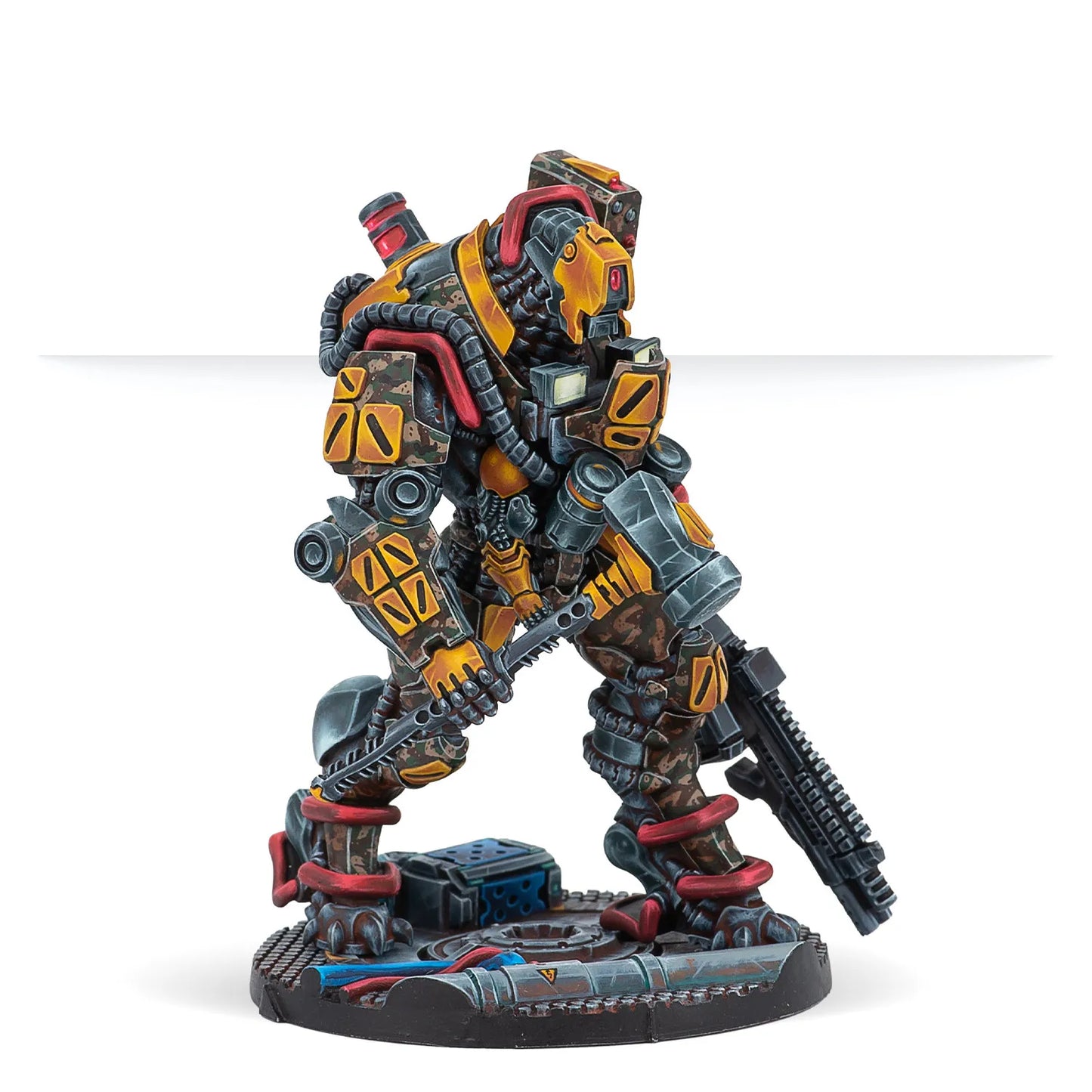 80mm Height Die-casting Resin Model Assembly Kit, Resin Machine Armor, Unpainted, Needs To Be Assembled (including Base)