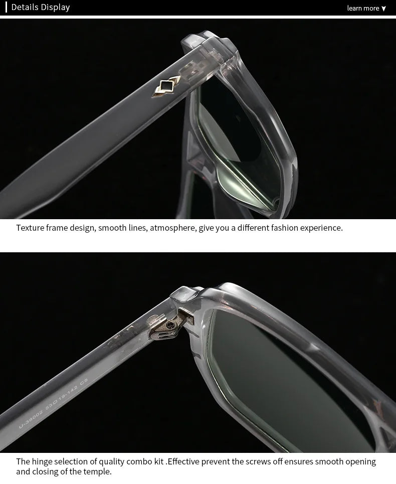 JNPCXI Ins Popular Fashion Square Sunglasses Men Gradient Shades UV400 Vintage Rivets Women Trending Blue Green Sun Glasses