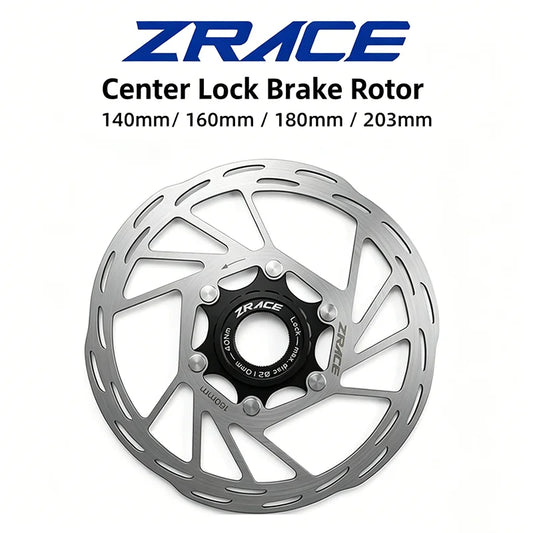 ZRACE Center Lock Brake Disc Rotor Strong Heat Dissipation Floating 140/160/180/203, for MTB / Road