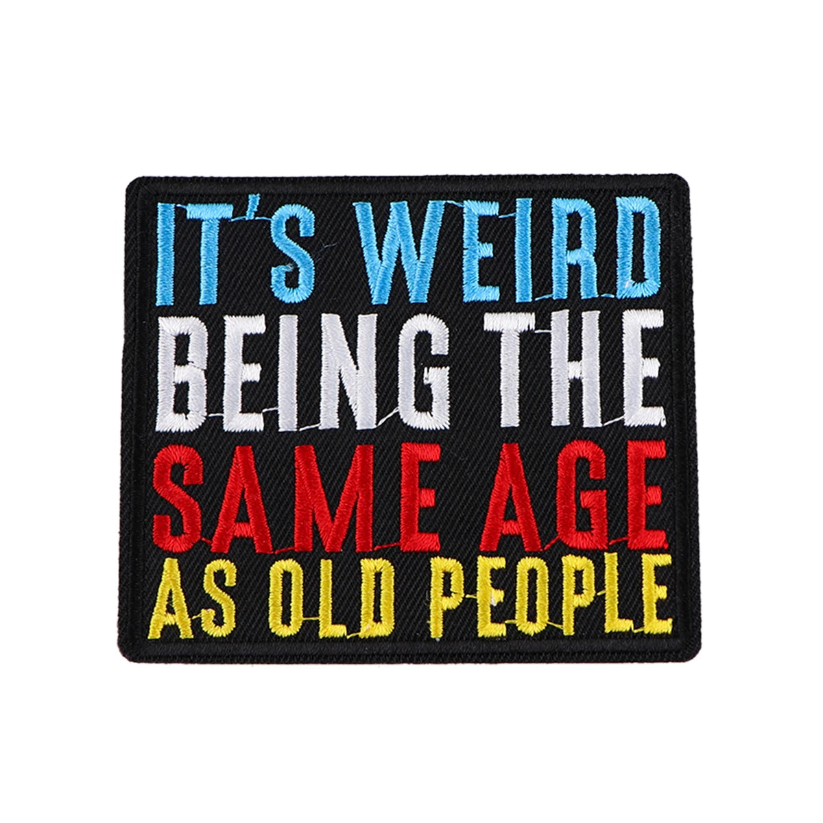 THIS IS THE WAY Patch Motivational Phrase Iron On Patches On Clothes Applique Sewing Jackets Stripes Embroidered Badge Patch