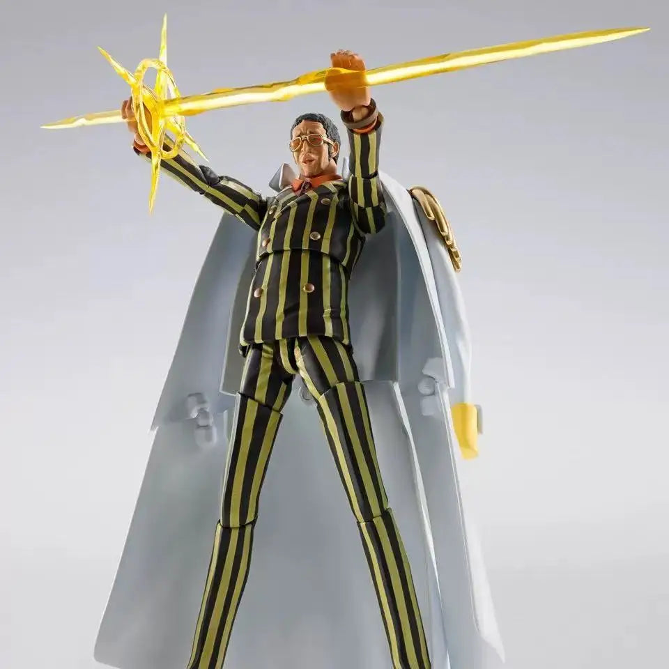 【IN STOCK】Bandai S.H.Figuarts One Piece Borsalino Kizaru Future Island Egghead Figure 19.5cm Original Collectible Model
