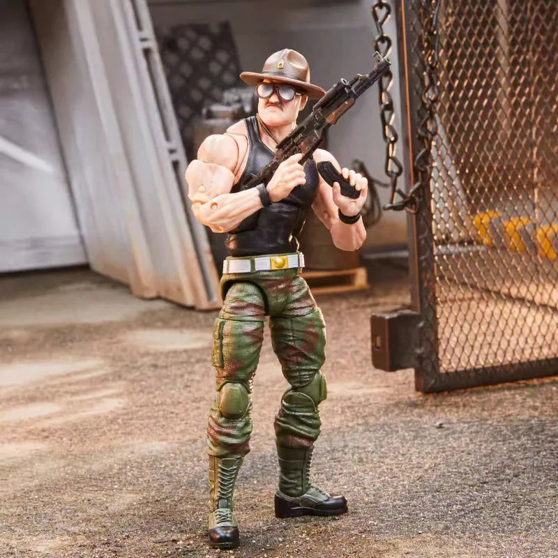 Original Hasbro G.I. Joe GI Joe Classfied Series Sgt Slaughter Action Figure Collection Toys Ornaments