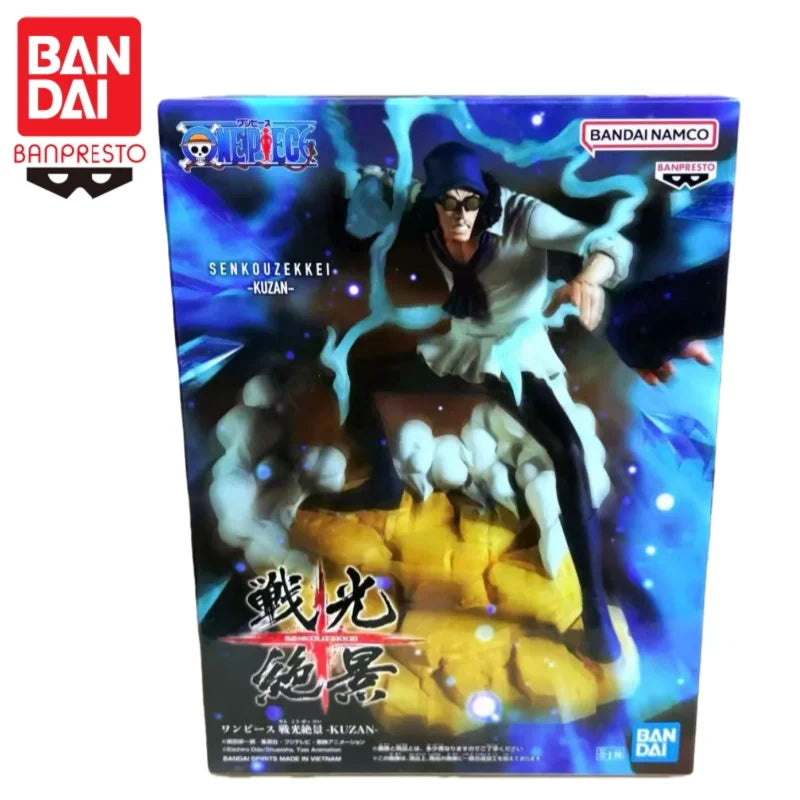 Special OfferIn Stock 100% Original Bandai Anime Action Figures Toys One Piece Monkey D Garp Kuzan Mol Toy Statue Garage Action