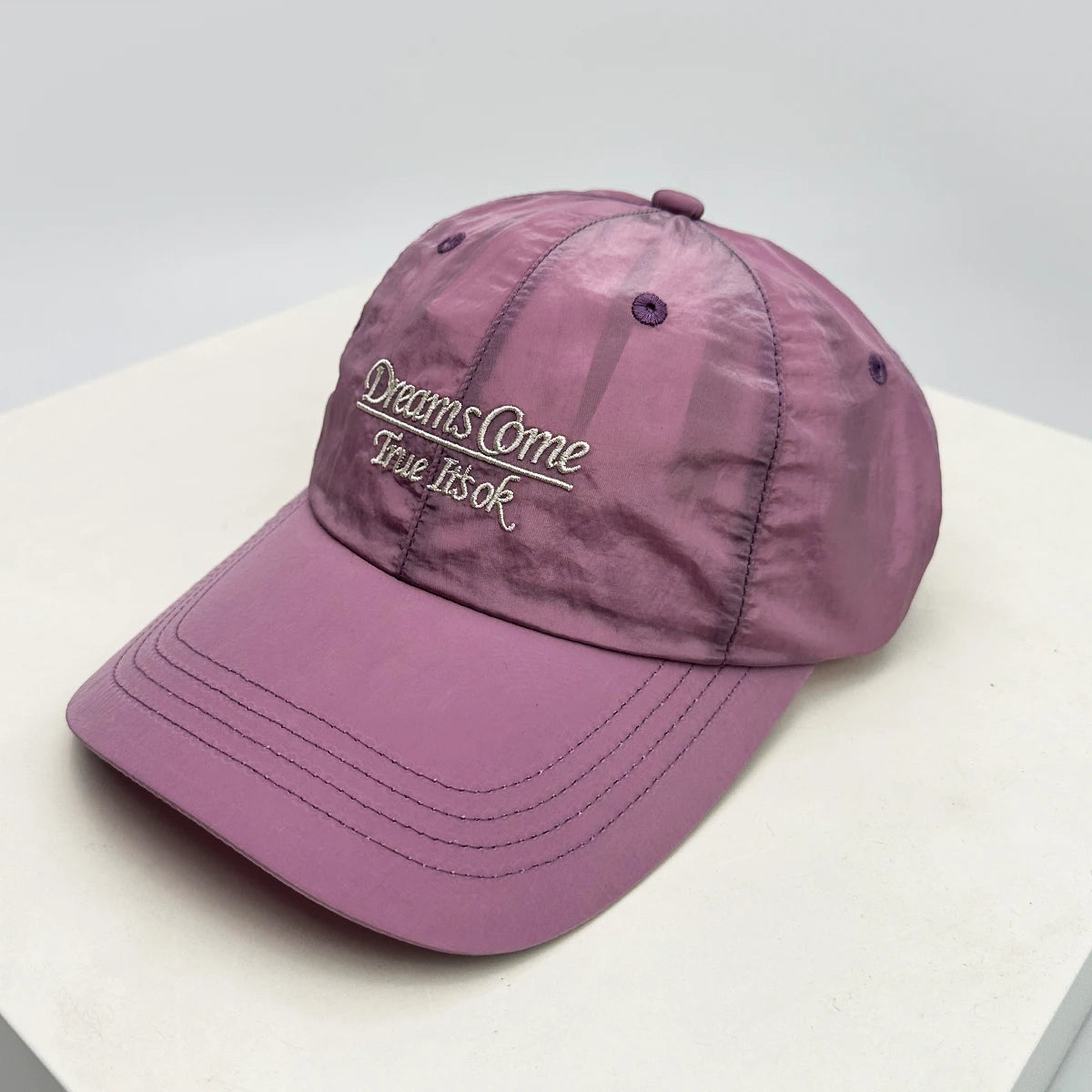 New Unisex Korean Quick Drying Embroidered Letters Baseball Hats Breathable Outdoor Sunshade Peaked Caps Versatile Fashion ins