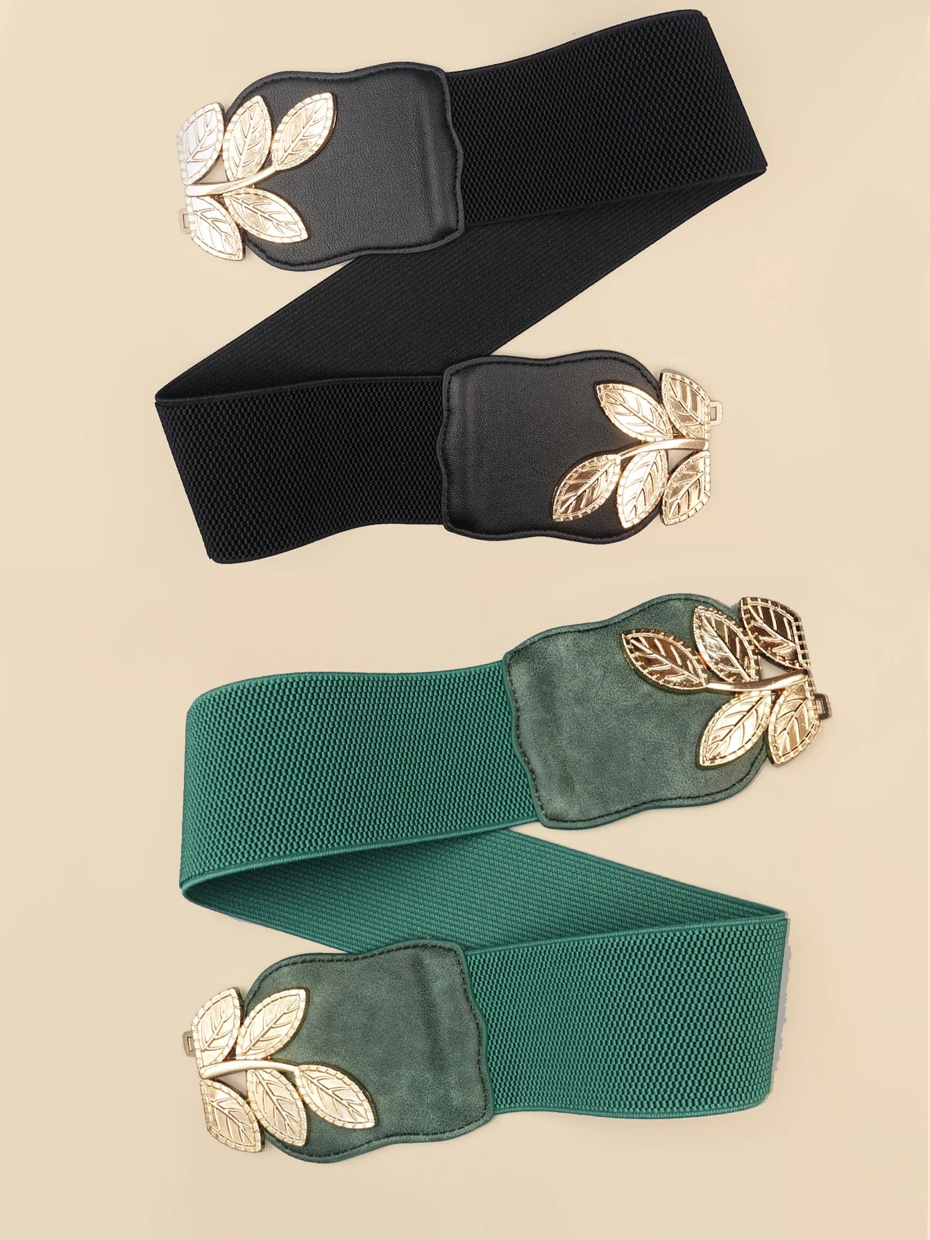 High Elastic Elastic Ladies Belt Bohemian Elastic Pu Belt Women's Elastic Tight Waist Belt Jeans Dress Elastic Wide Belt