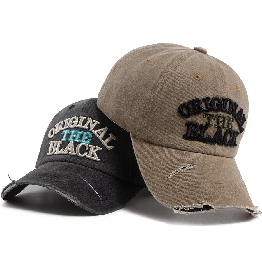 Vintage Baseball Cap Men Women Letter Embroidery Snapback Spring Summer Washed Cotton Hat Visor Fashion Caps For Daily Casual